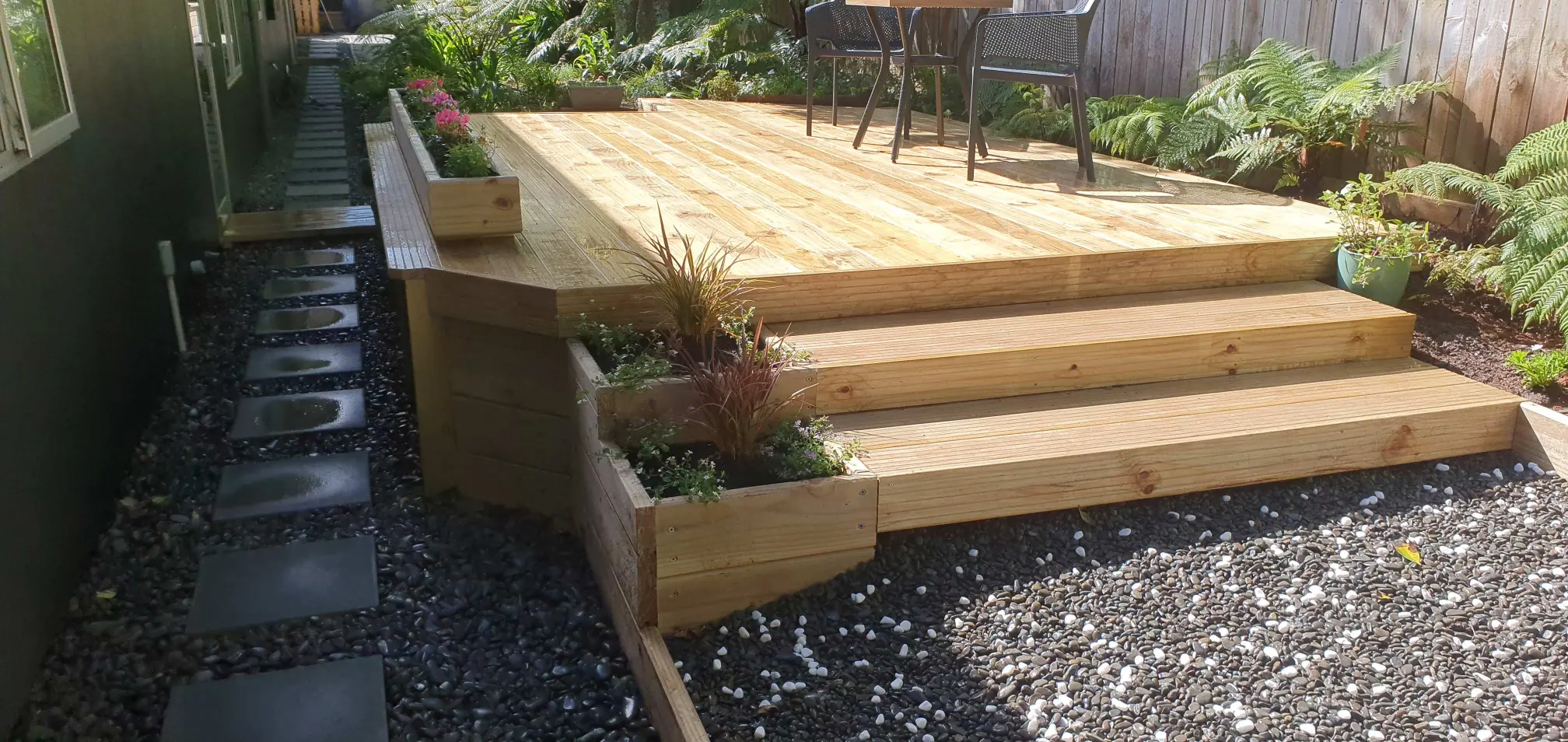 Deck and pavers project